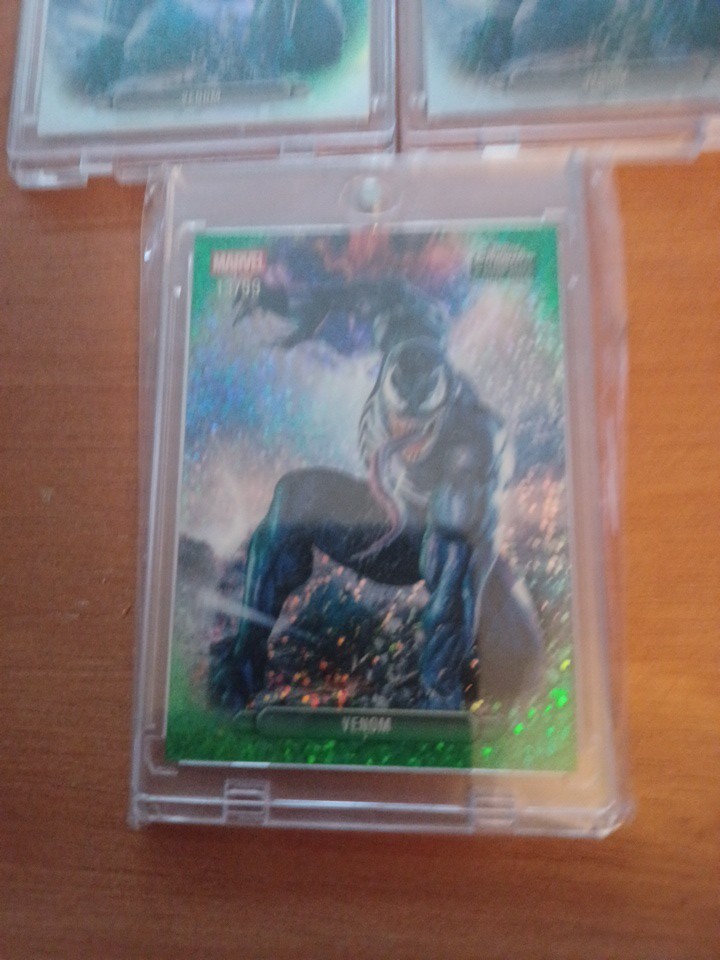 2026 Topps Chrome Marvel Comics Venom FF-46 Fanfare Green Refractor /99 2026 Topps Chrome Marvel Comics Venom FF-46 Fanfare Green Refractor /99