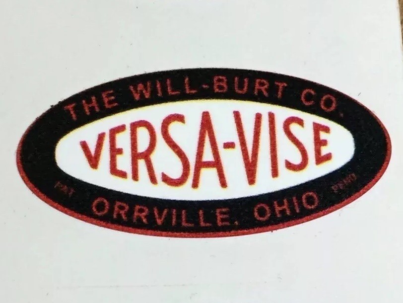 Vintage Versa -Vise Custom Vinyl Decal Only The Will-Burt Co. Vintage Vise-READ