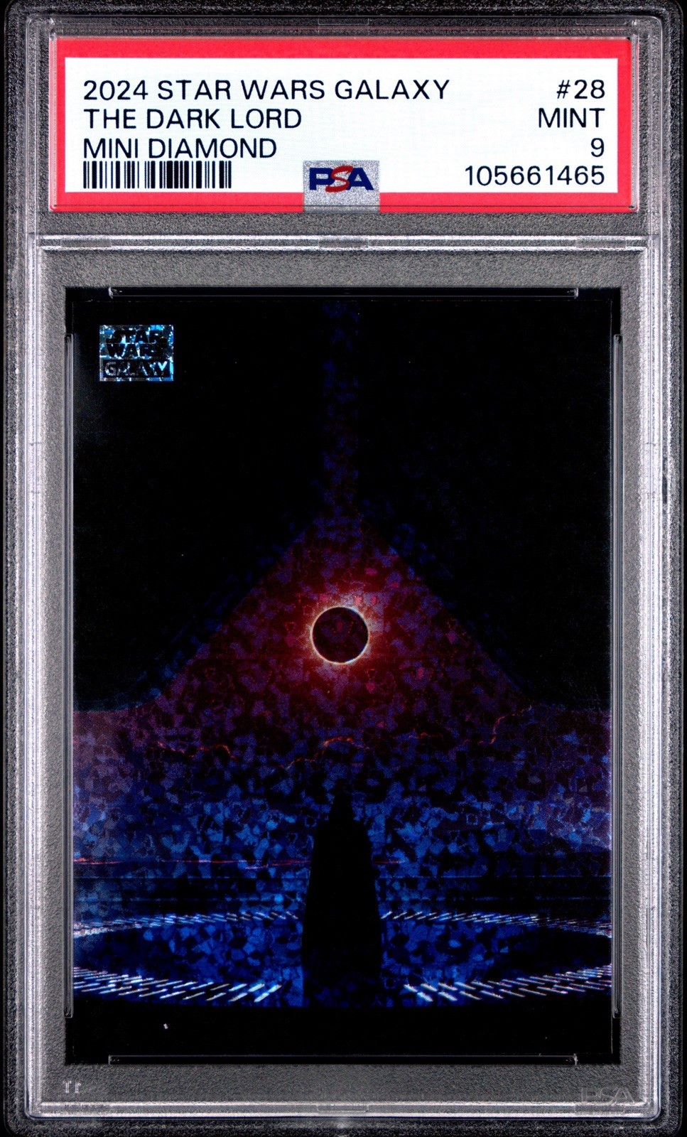 2024 TOPPS CHROME STAR WARS GALAXY THE DARK LORD MINI DIAMOND #28 PSA 9 2024 TOPPS CHROME STAR WARS GALAXY THE DARK LORD MINI DIAMOND #28 PSA 9