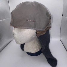 Vintage US Army Aviator WWII Winter Cap Zipper Neck Guarder picture