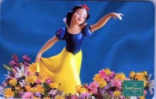Vintage Disney AT&T Snow White Prepaid Phone Card 1996 picture