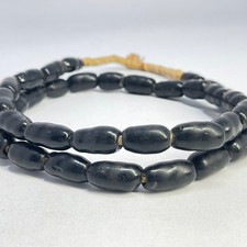 Amoeba Bohemian Black Trade Beads picture