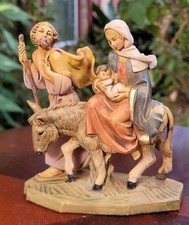 1986 Fontanini Holy Family Flight to Egypt Figurine E Simonetta Depose Italy Vtg picture