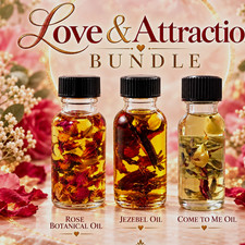 Love Attraction SpiritualOil Bundle RoseBotanical Oil,Jezebel Oil Come To Me Oil picture