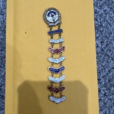 CHURCH OF CHRIST 10 YEAR ATTENDANCE MEDAL PIN picture