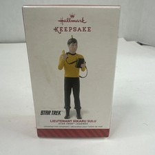 2014 Hallmark LIEUTENANT HIKARU SULU Ornament STAR TREK LEGENDS NIB picture