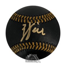 Will Smith Autographed Official Black MLB Baseball - BAS (Actor) picture