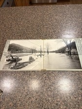 Antique Flood Real Photo April 1924 Waterbury CT picture