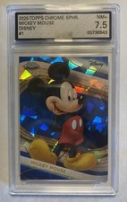 2025 Topps Disney Sapphire #1 Mickey Mouse AGS 7.5 Graded Card 🔥 picture