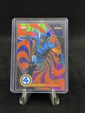2026 Topps Finest Marvel Wolverine Rare Blacklight  [Neon Red Lava] #BL-100 4/5 picture