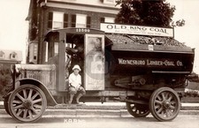 Old King Coal Lumber Truck Waynesboro PA Pennsylvania RPPC Photo Postcard COPY picture