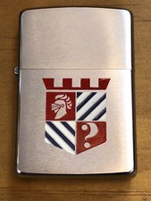 Zippo Lighter 1950-1957 Knight Shield Question Mark vintage rare item picture