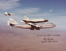 Colonel Fitzhugh L. Fulton Jr.- Signed Color Photograph (NASA Test Pilot) picture