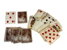 Vintage Blossoms Early 1900's Ladies Portrait Playing Cards (53 Cards) picture