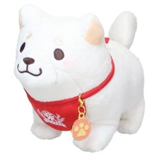 Chuken MOCHISHIBA Stuffed Toy S Size With Charm Ume Shiba Inu Dog Plush Doll New picture