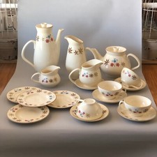 Vintage “Larkspur” by Franciscan, 8 Remaining Pieces, Mid-Century Modern Calif picture