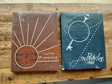 Vintage 1954 1955 Highline High School Yearbook Lot Of 2 Seattle Washington picture