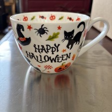 🎃 HARVEST GREEN STUDIO HAPPY HALLOWEEN  Bone China Jumbo Mug 🎃 picture
