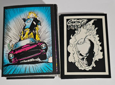 1992 COMIC IMAGES GHOST RIDER COMPLETE SET 80 CARDS + 10 GLOW IN THE DARK picture