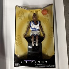 Vintage 1997 Playmate Toys Lil' Penny Figure w/ Basketball New in Box Unopened picture