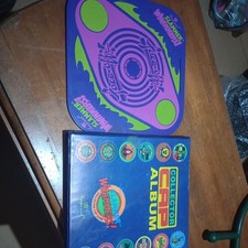 Vintage 1990s POG Lot 151 POGs Slammers NFL, power rangers, marvel,imperial + picture