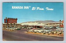 El Paso TX-Texas, Ramada Inn, Advertisement, Antique, Vintage c1963 Postcard picture