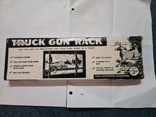 Vintage 1960s San Angelo Truck Gun Rack Rear Window Pickup Rifle Shotgun NOS NIB picture
