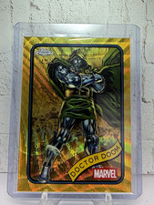 Topps 2025 Chrome Marvel Doctor Doom #148 SSP Serial Numbered Gold /50 picture