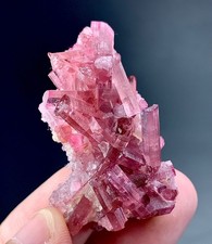 99 Carat Pink Tourmaline Crystals Specimen From Afghanistan picture