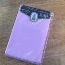 Vtg Wondercale by Springmaid Pink Percale Pillowcase Set 2 Standard No-Iron USA picture