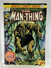 Man-Thing 1 ~Est. Higher Grade (See Pics) ~White pgs ~Lies Flat ~Key picture