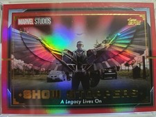 2025 Topps Marvel Show Stoppers Captain America “A Legacy Lives On” Red 2/5 picture