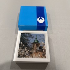 Vintage Morco Scenic Coaster Set, Never Used, Original Box picture