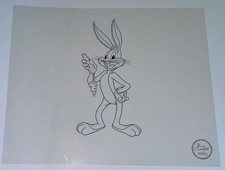 Warner Bros Bugs Bunny Pre Production Cel Model Series Outline Bob Clampett Rare picture