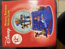 NEW 2001 Hallmark Disney Musical Birthday Water Globe Walt 100th PR2319 NIB picture
