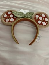 Disney Parks 2026 Epcot Italy Pavilion Pizza Minnie Mickey Ear Headband New picture