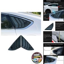 Boltry Window Louvers Carbon Fiber for Ford Fusion 2013-2021 picture