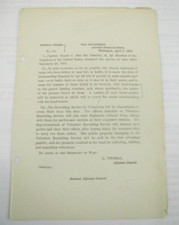 CIVIL WAR SOLDIER GRAVES UNION DEAD BURIAL MARKERS ORDER 1862 picture