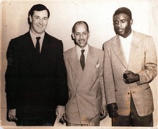 1950s CUBAN VISIT JACKIE ROBINSON HOF TYPE I BASEBALL PORTRAIT ORIG PHOTO MA39 picture