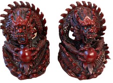 2 GORGEOUS VTG Red Cinnabar 6