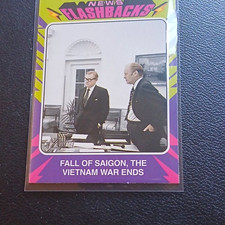 Topps 2012 News Flashbacks NF-1 Fall of Saigon, the Vietnam War Ends picture