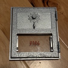 1 Vintage Medium Size US Post Office Brass PO Box Door Dial Combo 1965 picture