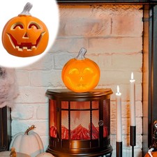 Classic Toothy Jack O Lantern LED Blow Mold Pumpkin - Indoor Outdoor Halloween picture
