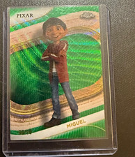 Topps 2023 Chrome Pixar Disney Coco Miguel #76 Green Refractor picture