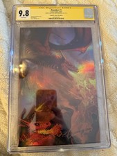 Zinnober #1 2021 Foil Edition 9.8 Signed And Sketched By Aaron Bartling picture