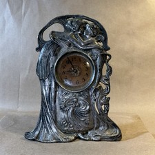 Amtique Art Nouveau Cupid And Psyche Clock Not Working As Is INV-JDJ47 picture