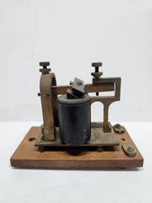 Vintage Western Electric Main Line Sounder 15-B Telegraph 120 Ohms Antique Brass picture