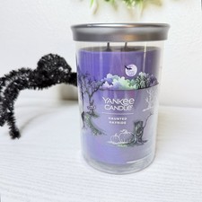Yankee Candle Haunted Hayride 20 oz Halloween NEW Retired RARE HTF 1726536 picture