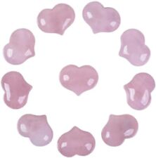 10pcs Mixed gemstone crystal quartz aventurine heart piece DIY great gifts picture