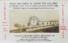 Birmingham Alabama Cotton Storage Warehouse c1910 RPPC Photo Postcard COPY picture